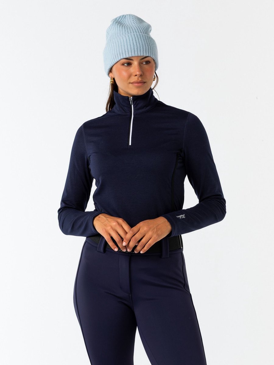 FALCON jenita Skipully met rits dames Blauw