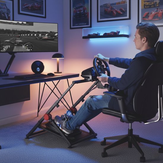 VDD Gaming - Wheel Stand - Racestuur - Standaard Houder - Race Cockpit - Opvouwbaar - Geschikt voor Logitec - PXN - Fanatec - Thrustmaster - In Hoogte Verstelbaar van VDD Gaming — afbeelding 4