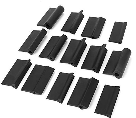 Glarks 16Pcs 120 Grit Schuren Spons Kit 15Pcs 10x7x2.5CM Wasbare en Herbruikbare Schuurblokken en 1Pc Penseel Ideaal voor Hout Werken, Gipsplaten Metalen Polijsten