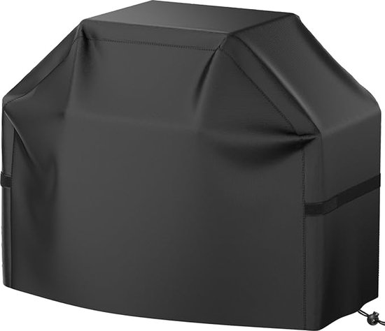Barbecuehoes, beschermhoes, barbecuehoes, gasgrillbeschermhoes, grill-beschermhoes met trekkoord en tas, 145 x 61 x 117 cm, waterdicht, afwasbaar, robuust en zwaar, 210D Oxford-doek