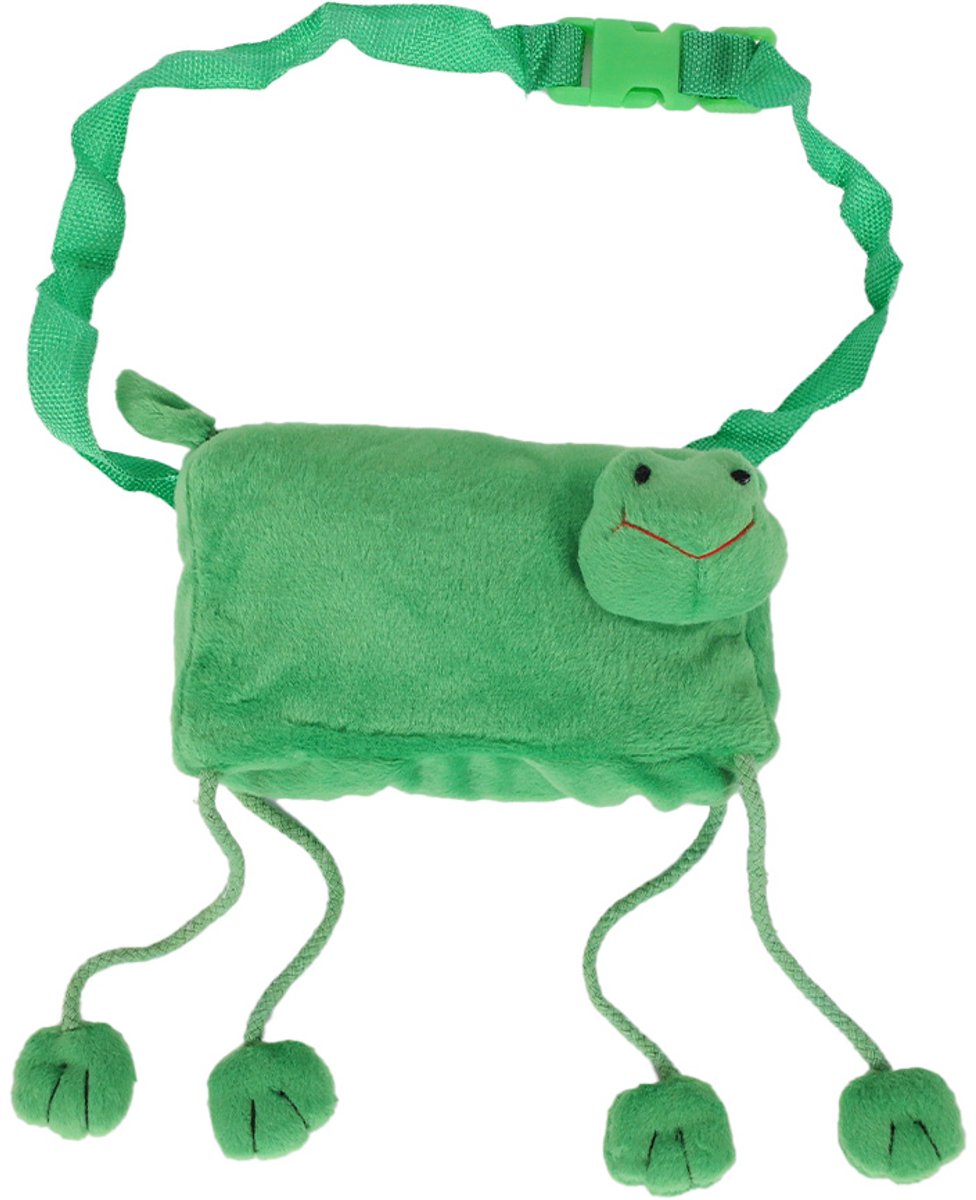 PIA Soft Toys - Pluche Kikker Heuptas - 15 cm