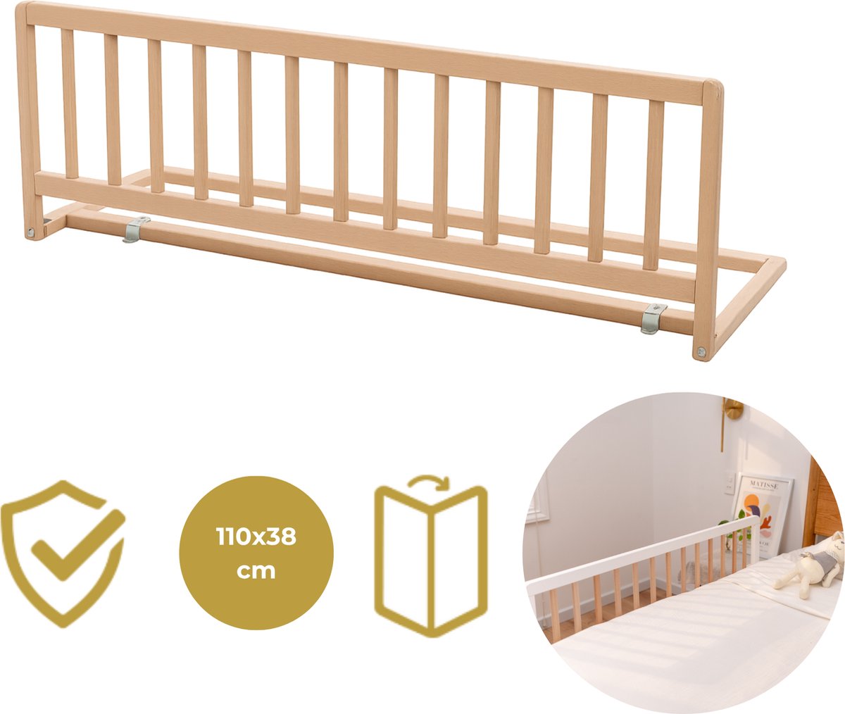 Geuther Geuther Lissi Houten Bedhekje - afbeelding 3