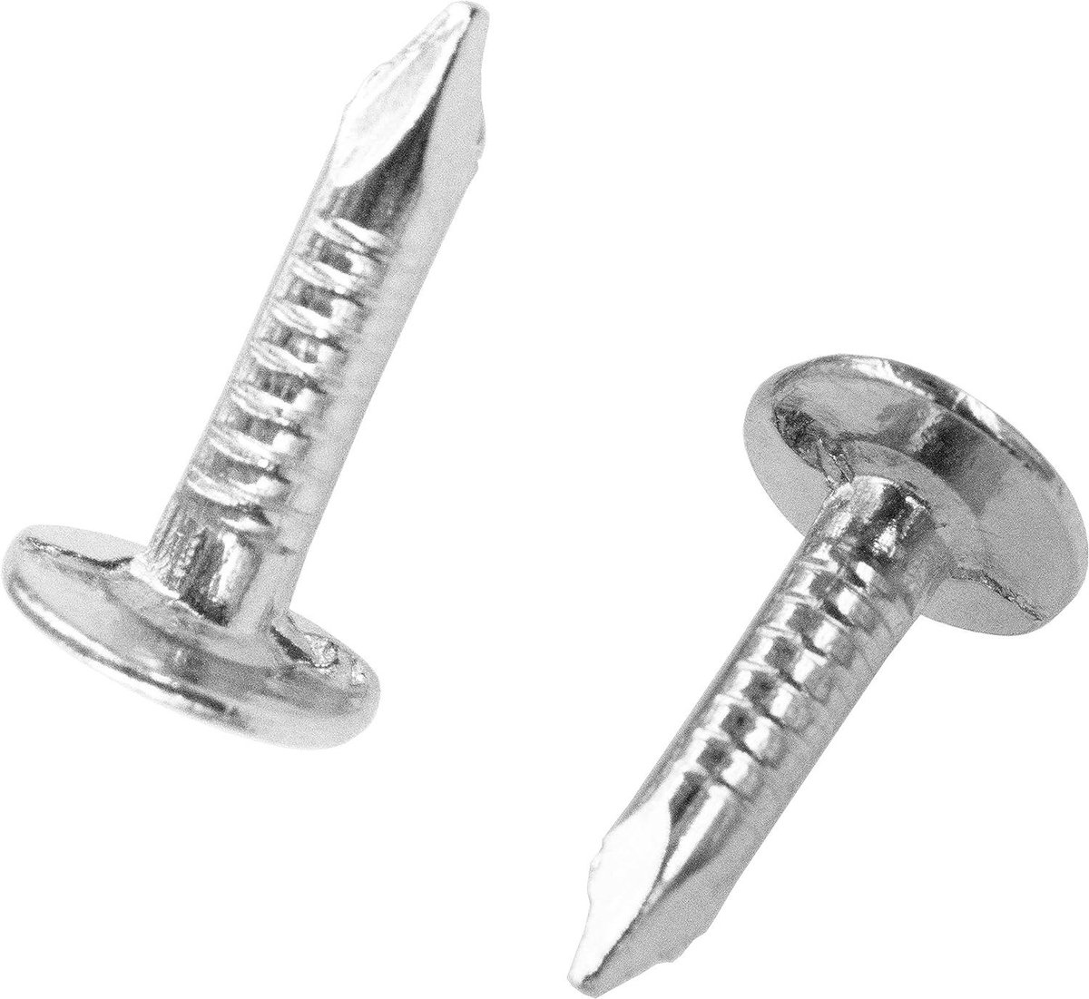 Dakvilt Nagels - Dakspijkers Vilten Pinnen - Dakbedekking Bevestigen - Verzonken Brede Kop - 15 mm 150 stuks - Zilverkleurig