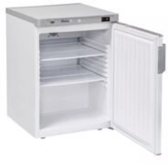 HENDI koelkast - wit gecoat staal - ventilatorgekoeld, digitale thermostaat, afsluitbare deur - 598x623x(H)838 mm - wit - voor horeca