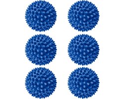 Roegaarden Drogerballen - Wasbollen - 6 Stuks - Siliconen - Sneller droog - Anti-kreuk