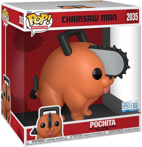 Chainsaw Man Pochita (Jumbo Pop!) vinylfiguur 2035 Unisex Funko Pop! - Neutraal - Standard