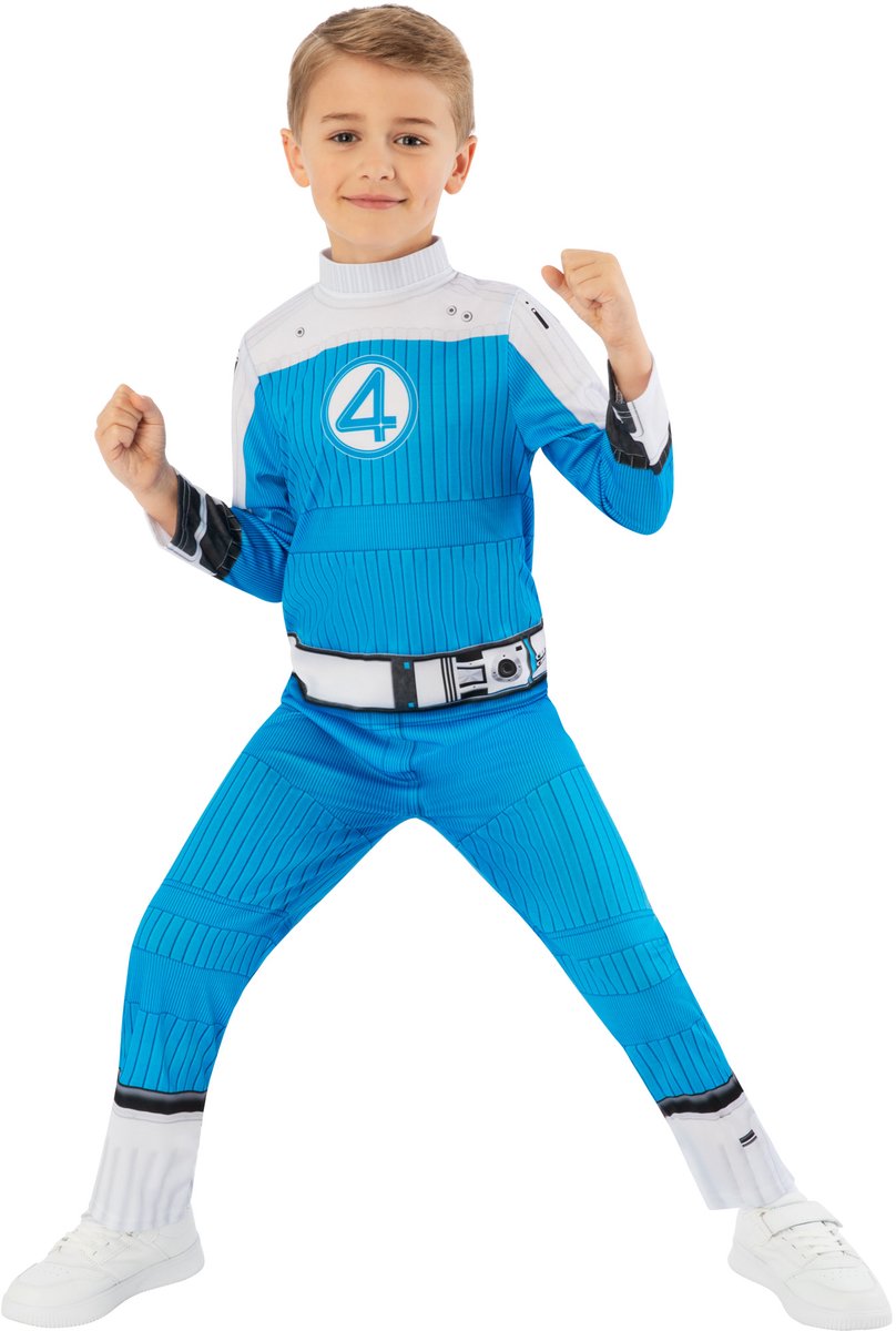 Human Torch Kinderkostuum - Rubies - Maat 7-8 Jaar
