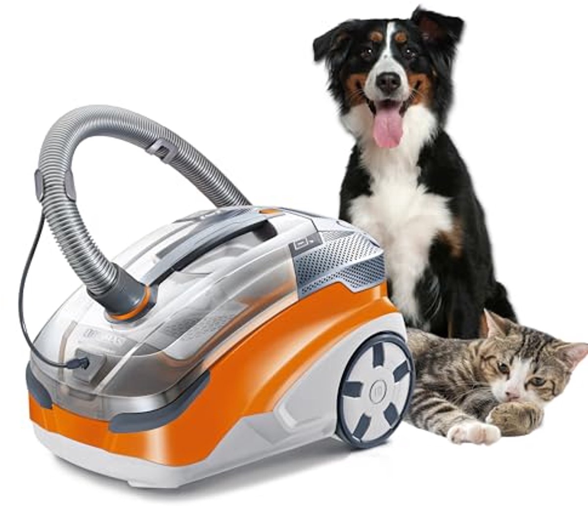 Multi-Function Stofzuiger voor Huisdieren en Gezinnen - 1,8 L, Vochtig & Droog