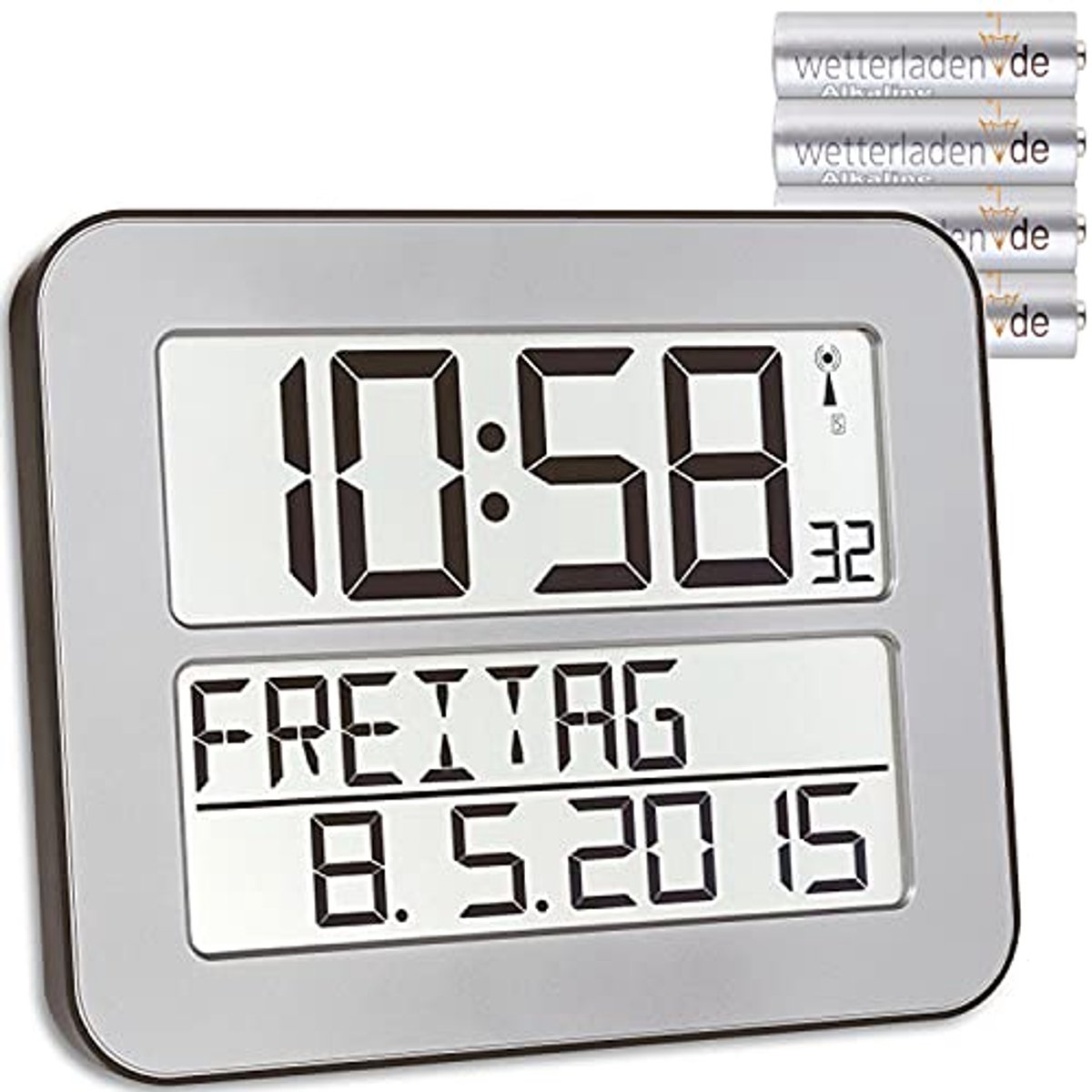 Digitale Wanduhr met Alarmfunctie en Dagen van de Week