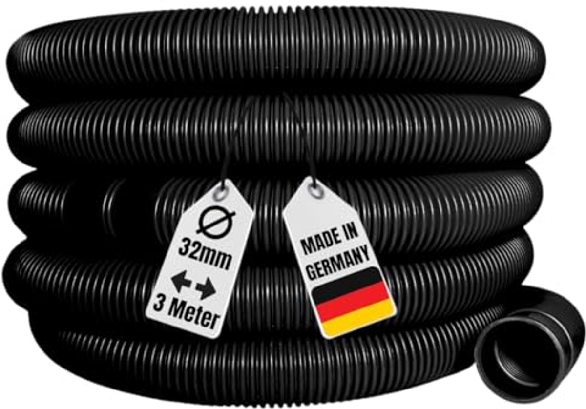 Hoogwaardige Zwembadslang 32 mm - Flexibele Tuinslang voor Zwembad en Tuin - 3 Meter Zorgeloze Watertoevoer