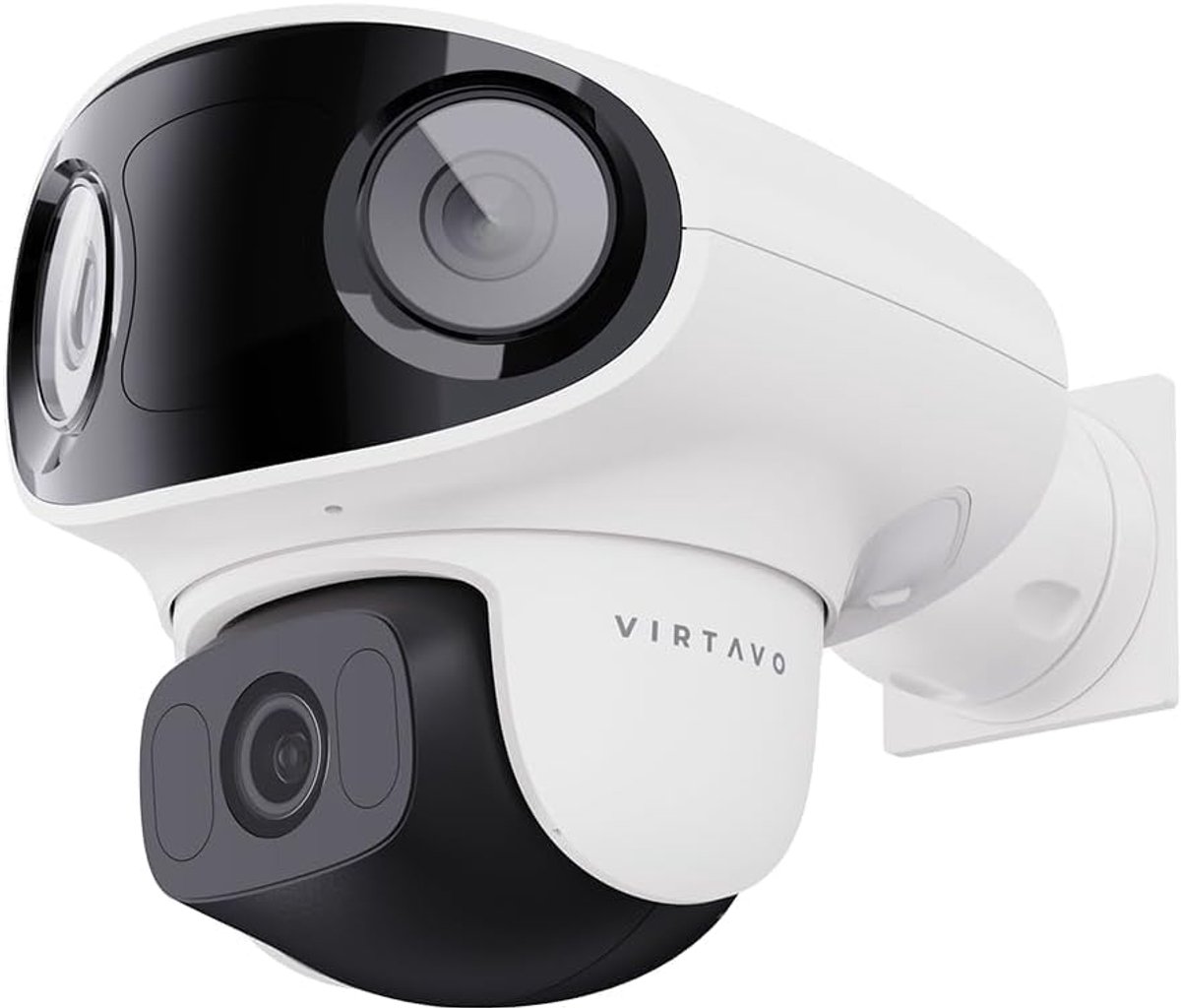 Buitencamera met drie lenzen, wifi, Full HD, nachtzicht en 2-weg audio