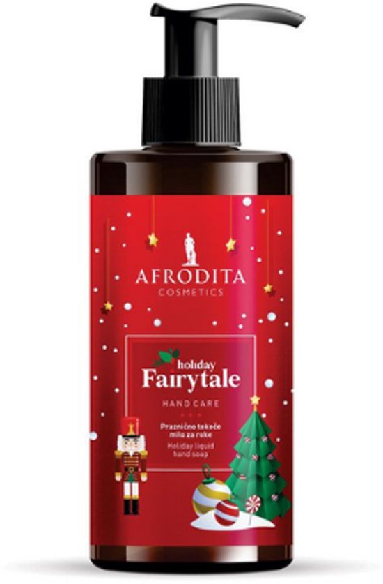 Savon Noël Conte de fées des fêtes - Afrodita | 1x 300 ml - Épices orientales, chocolat et caramel sucré | Savon pour les mains d'hiver - Édition Limited 2025