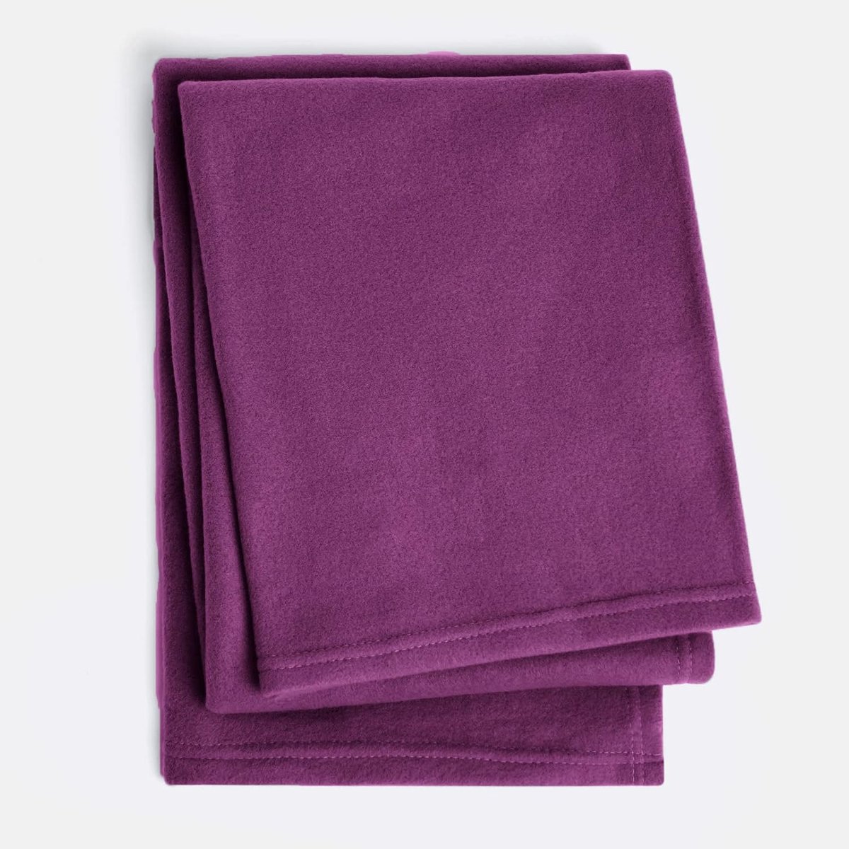 Famanu Fleece Plaid 120 x 150 cm - Fuchsia - Zachte Luxe Woondeken voor Bank & Bed Roze