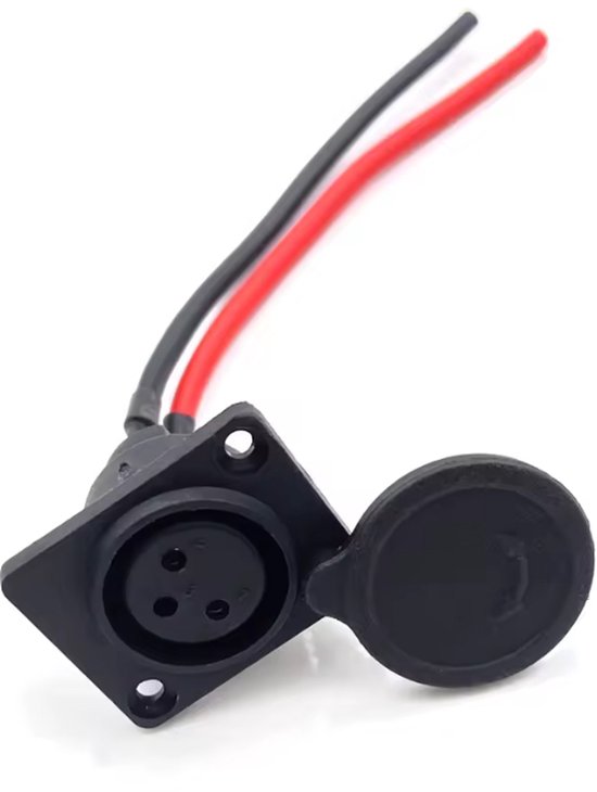 3Pin Canon Charge Connector Stekker Interface Kabel 2 Draad Connector Vrouwelijke Socket Voor elektrische fiets Balans Auto Fiets — afbeelding 3