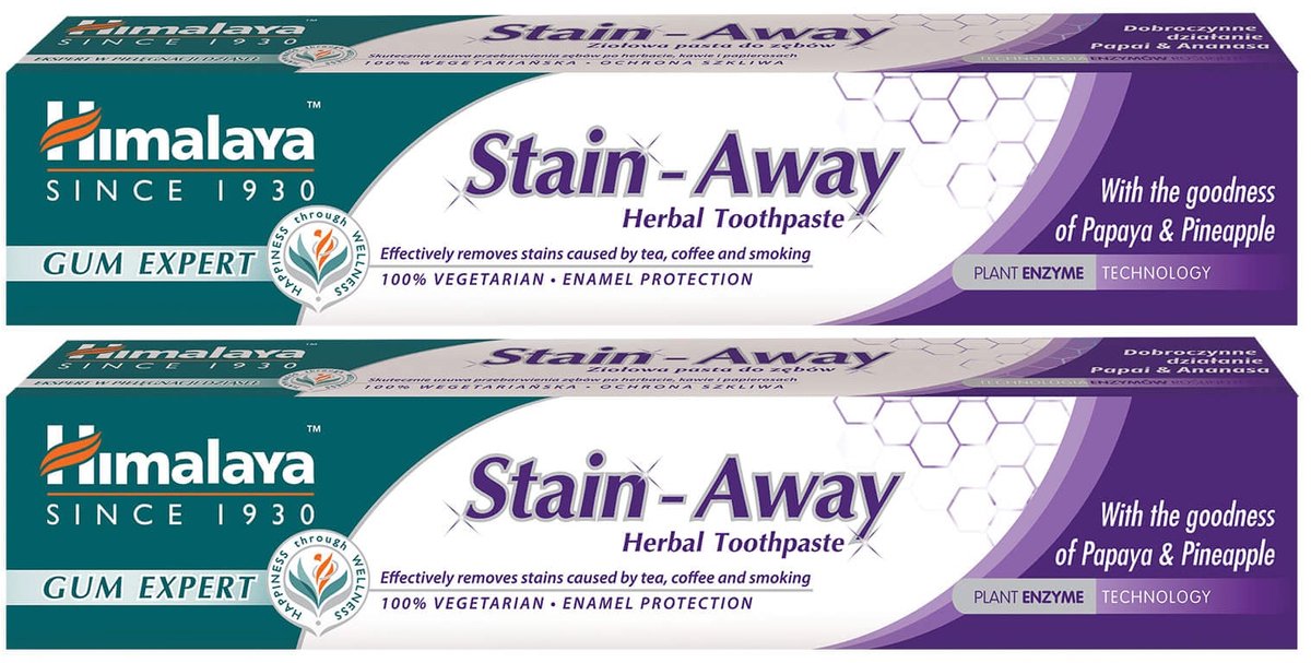 HIMALAYA - Tandpasta - kruiden - voor gevoelige tanden - 75ml (verpakking 2)