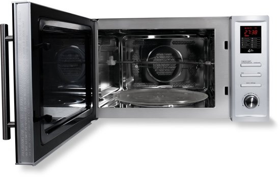 Foto: Inventum mn306c combi microgolfoven zilver