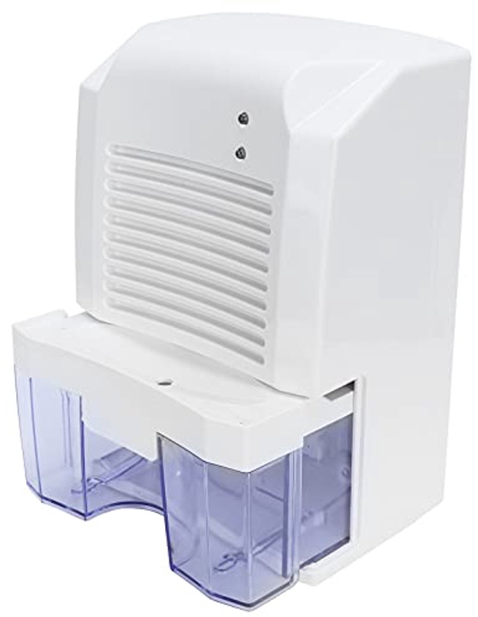 Draagbare Luchtontvochtiger 800ml - Stille Mini-ontvochtiger voor Badkamer en Slaapkamer