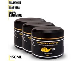 QSL | Miracle Escargot Gel - Nr 1. Slakkengel - Slakken Gel - Slakkenslijmgel - 3 x 150ml