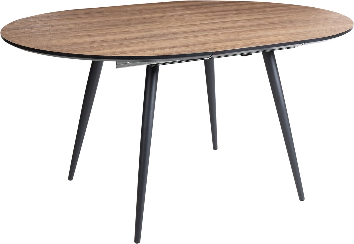 SENIAC - Uitschuifbare eettafel - Lichtbruin - MDF