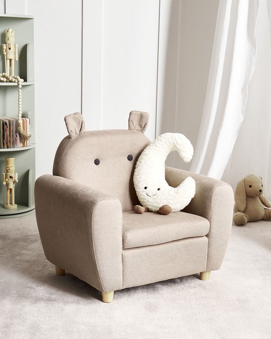 BELIANI MARIBO - Kinderfauteuil - Taupe - Stof van Merkloos — afbeelding 5