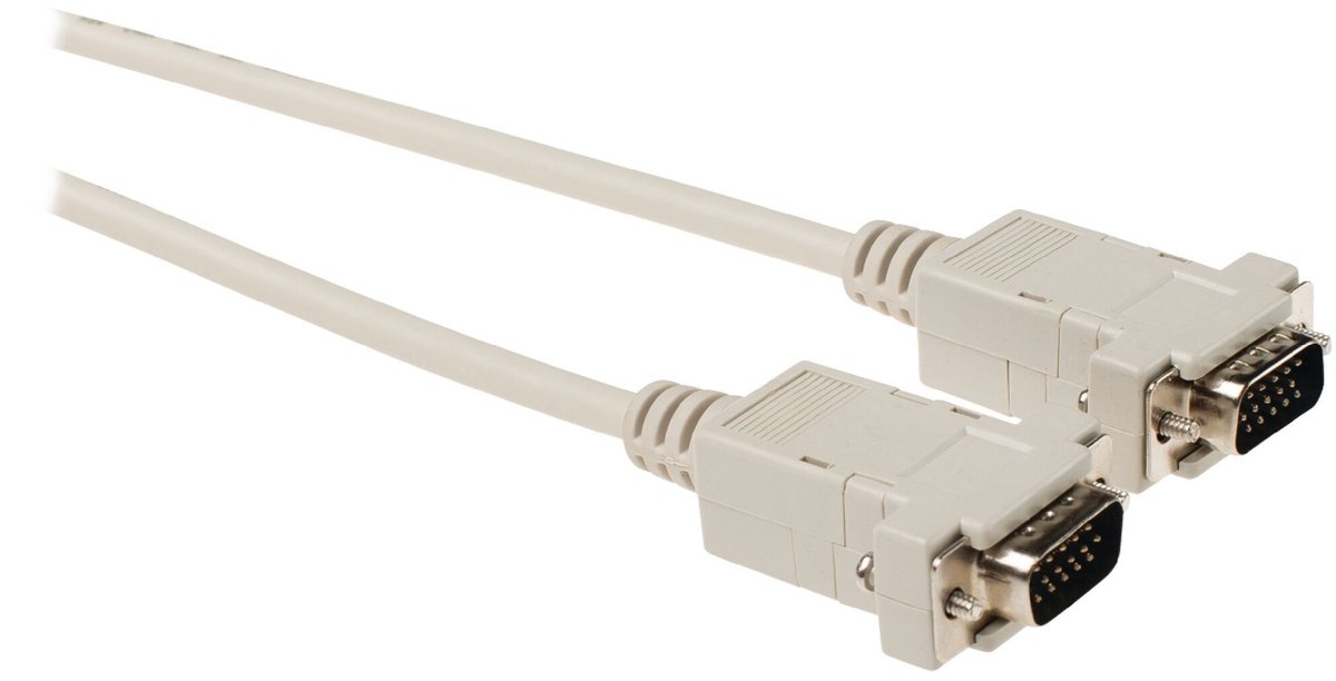 Eenvoudige VGA monitor kabel - 10 meter