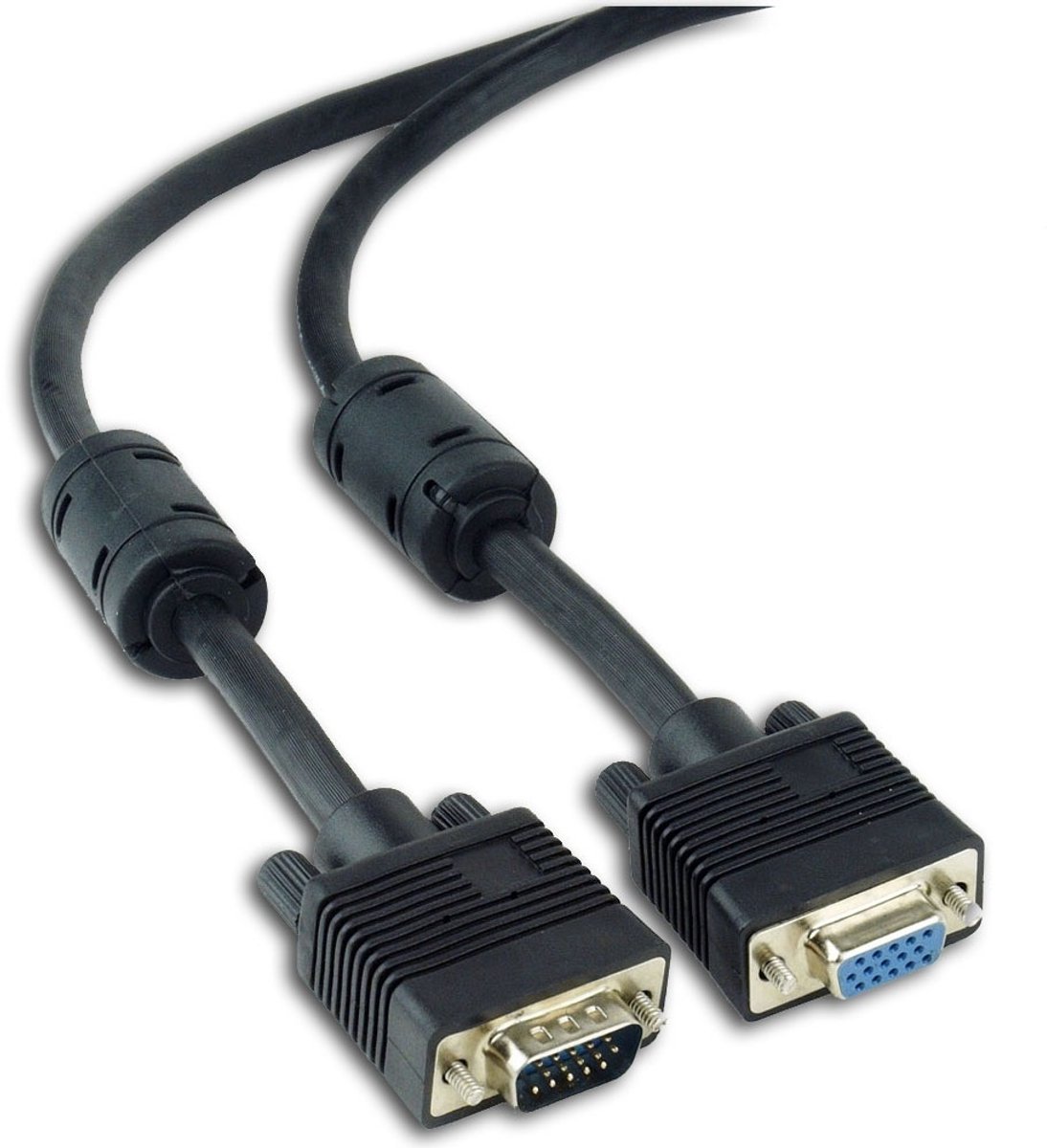 Delock - VGA Beeldscherm Verlengkabel - zwart - 5 meter