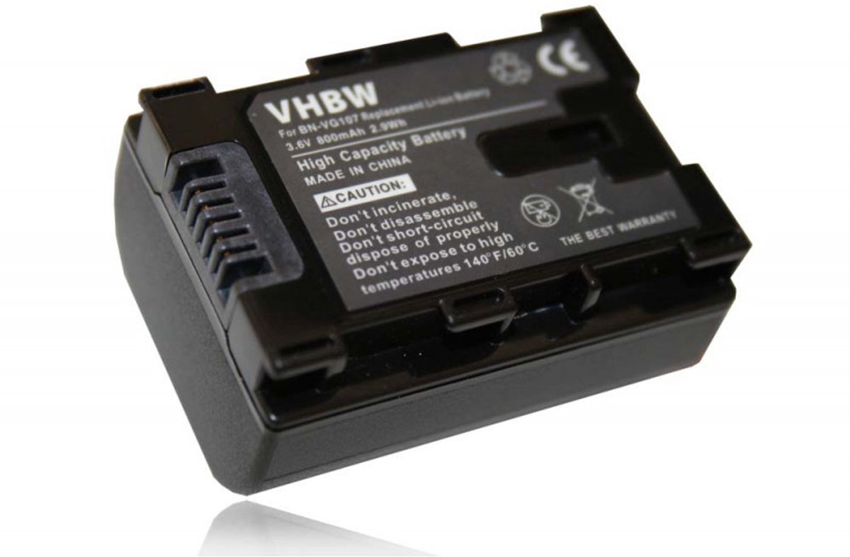 Camera accu compatibel met JVC BN-VG107 / 800 mAh