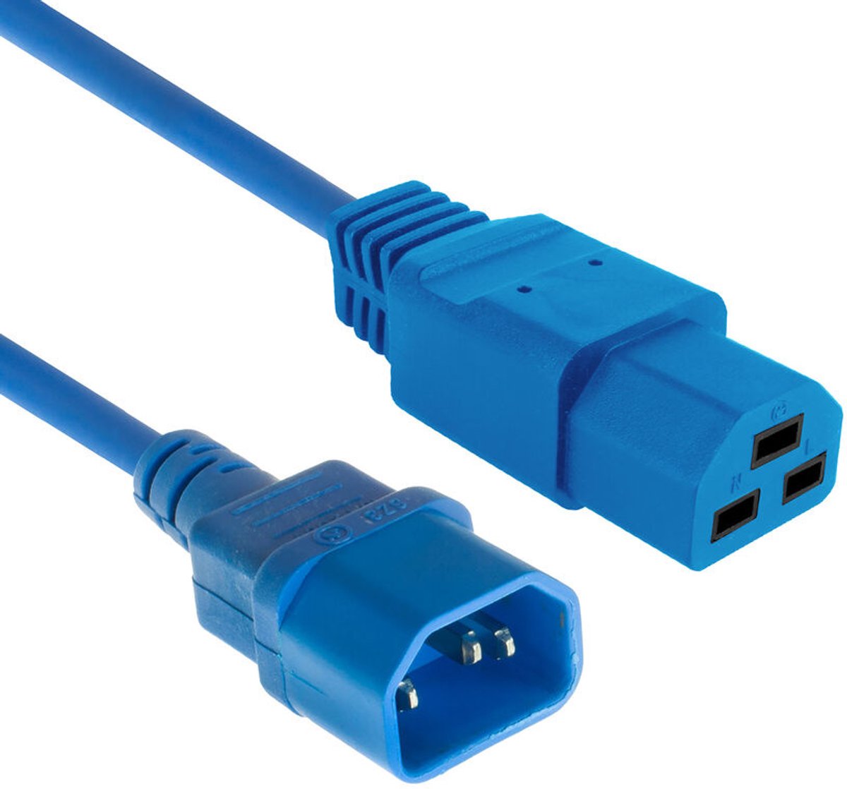ACT Netsnoer C14 - C21 IEC60320 blauw 1 m AK5380