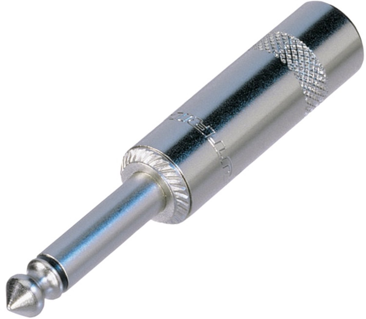 REAN NYS224 6,35mm Jack (m) connector - metaal - 2-polig / mono