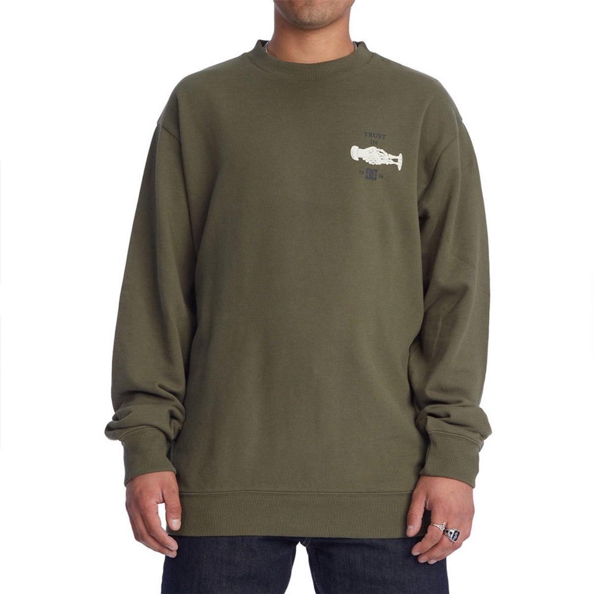 Dc Shoes Trust Us Sweatshirt XL Man Groen