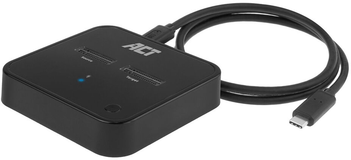 ACT AC1502 - M.2 NVMe/PCIe dual SSD docking clone station