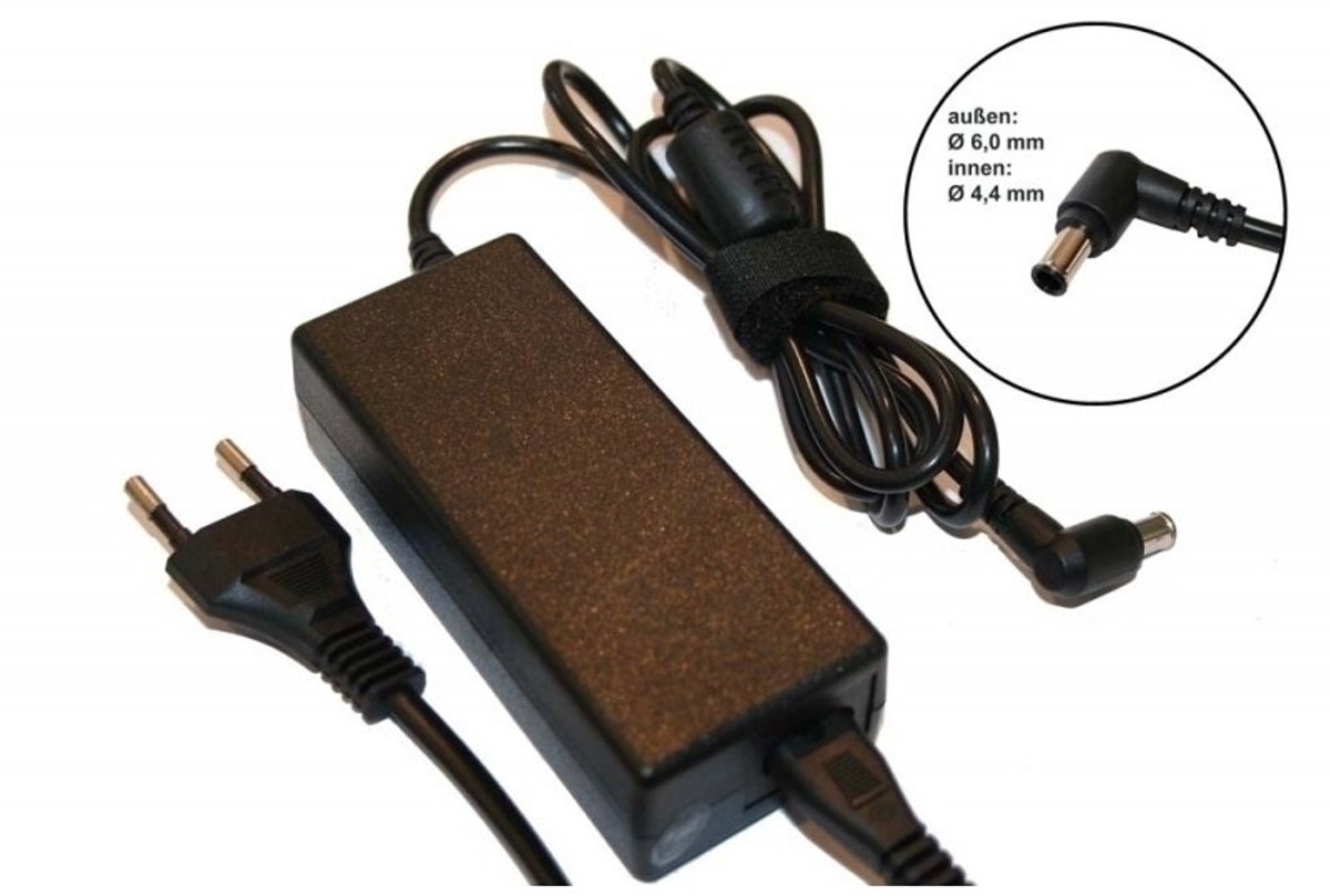 Notebook lader 16V / 3,36A / 54W - 6,5 x 4,4mm (met pin) voor o.a. Fujitsu Siemens
