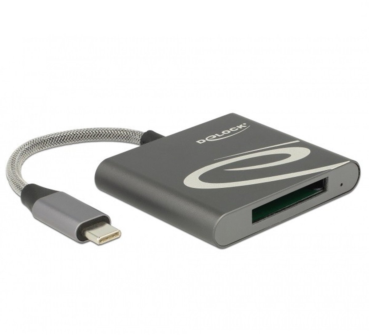 DeLOCK USB Cardreader met USB-C connector en 1 kaartsleuf - voor XQD - USB3.0