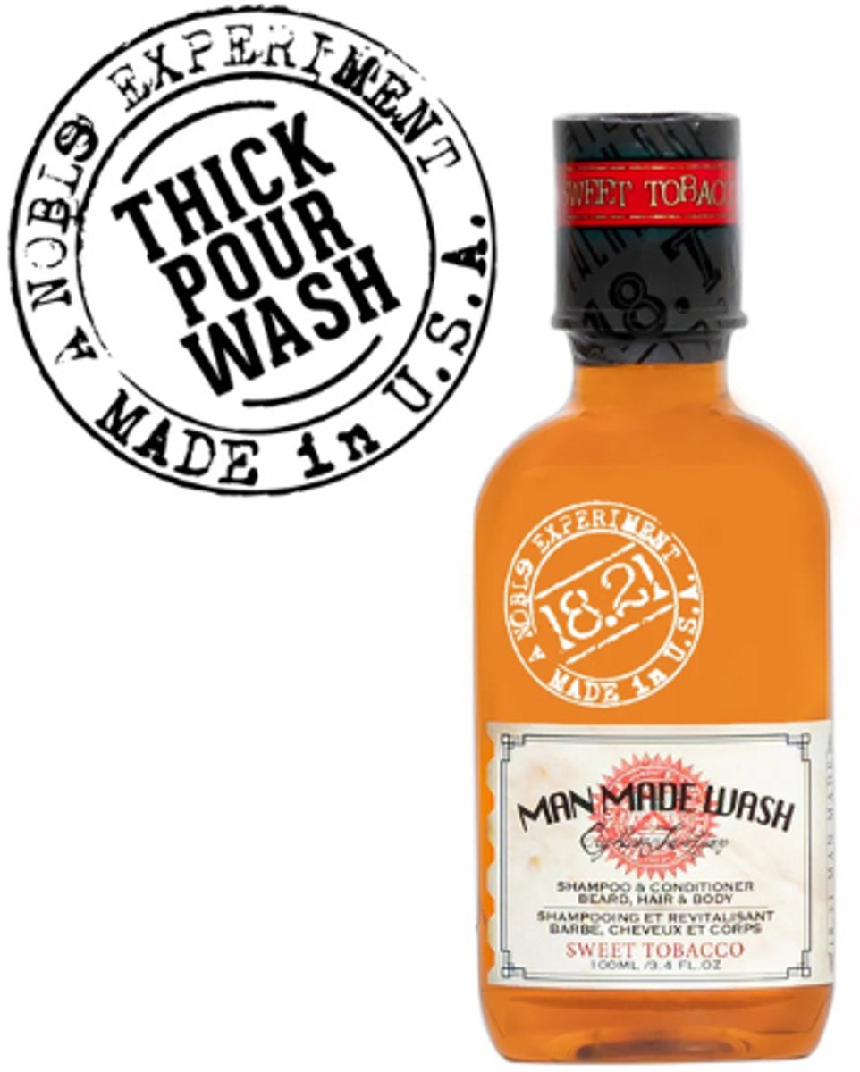 18.21 Man Made Wash Sweet Tobacco 100ml