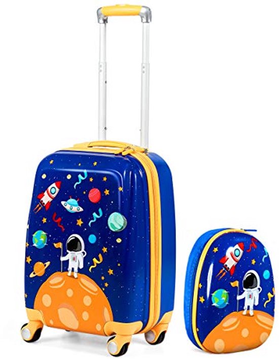 LÄSSIG Kinderkoffer, trolley, reiskoffer met telescoopstang en wielen voor kinderen, handbagage, Adventure Tractor, 20 cm, Adventure Tractor : LÄSSIG 4KIDS LÄSSIG Kinderkoffer, trolley, reiskoffer met telescoopstang en wielen voor kinderen, handbagage, Adventure Tractor, 20 cm, Adventure Tractor : LÄSSIG 4KIDS