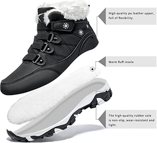 Bottes De Neige D'hiver Pour Femmes , Légères, Chaudes