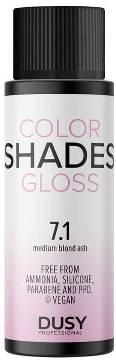 dusy professional Color Shades 7.1 Medium Blonde Ash 60 ml