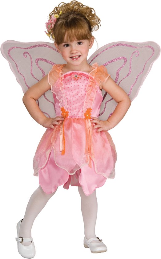 Costume Halloween Atorcher Tinkerbell Kostuum Voor Meisjes - Feeënjurk Met Vleugels, Kroon & Toverstaf - Groen Groene Prinsessenjurk Glitter