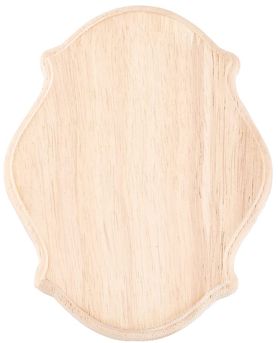 Onafgewerkte houten plaquette 5,9 x 4,8 x 0,7 inch ovale houten blanco borden van natuurlijk hout om te schilderen, snijwerk, brandende houten planken voor doe-het-zelf ambachtelijke