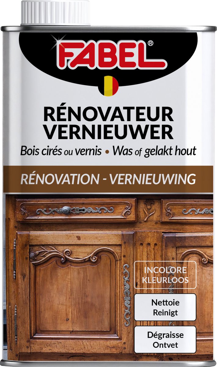 Fabel - Vernieuwer - Was of gelakt hout - 500ml