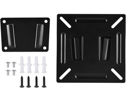 Allecto plus - Wandbeugel voor monitoren 12-24 inch, tv-klemmen voor kleine tv's, vervanging voor tv-houder tot 22 pond, geschikt voor lcd-led-monitoren, tv's en pc-schermen.