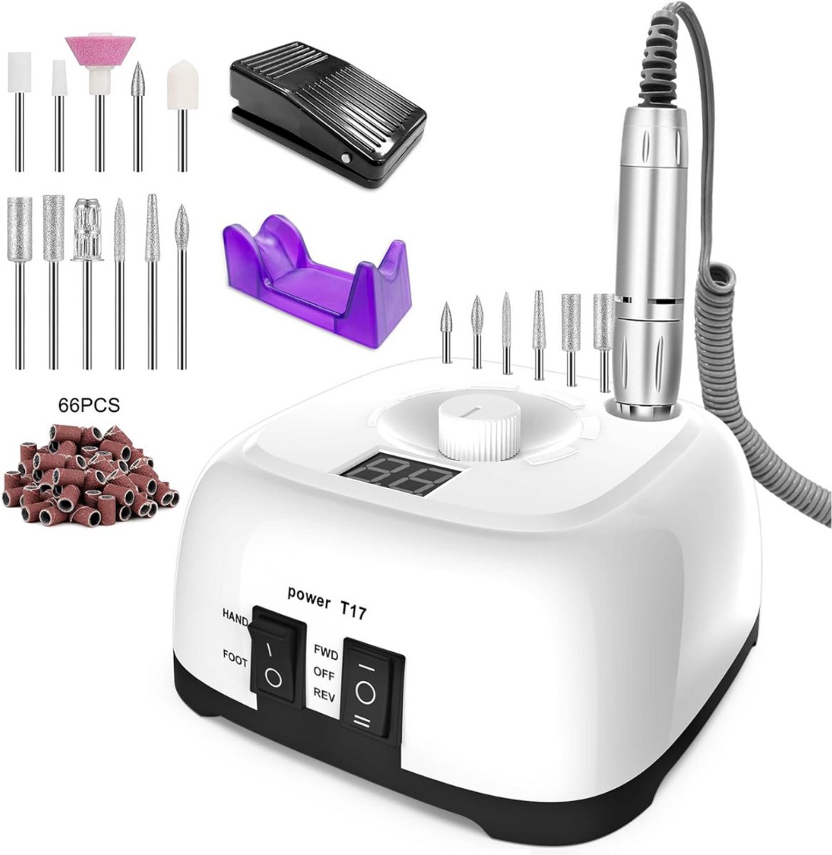 DailySupplies® Elektrische Nagelvijl - Nagelfrees