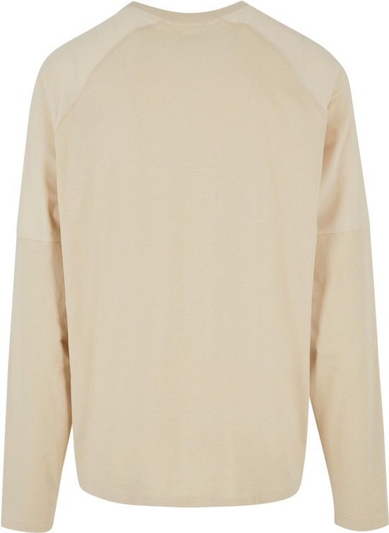 Urban Classics - Chemise à manches longues avec dos raglan - M - Beige