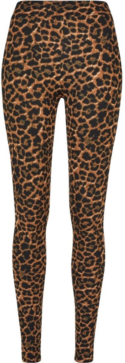 Urban Classics Soft AOP darkleo Legging 5XL Bruin