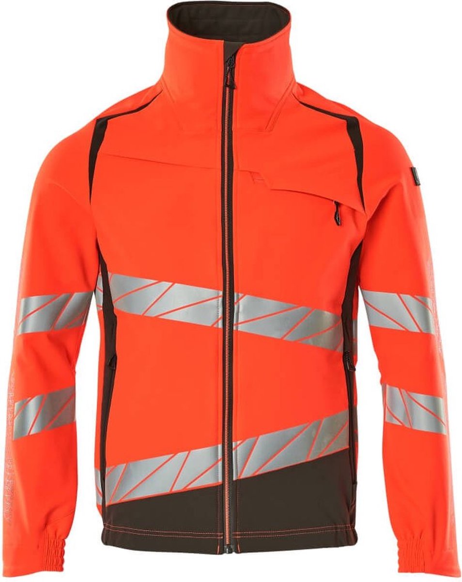 Mascot Accelerate Safe Jas 19009-511 hi-vis /donkerantraciet Rood