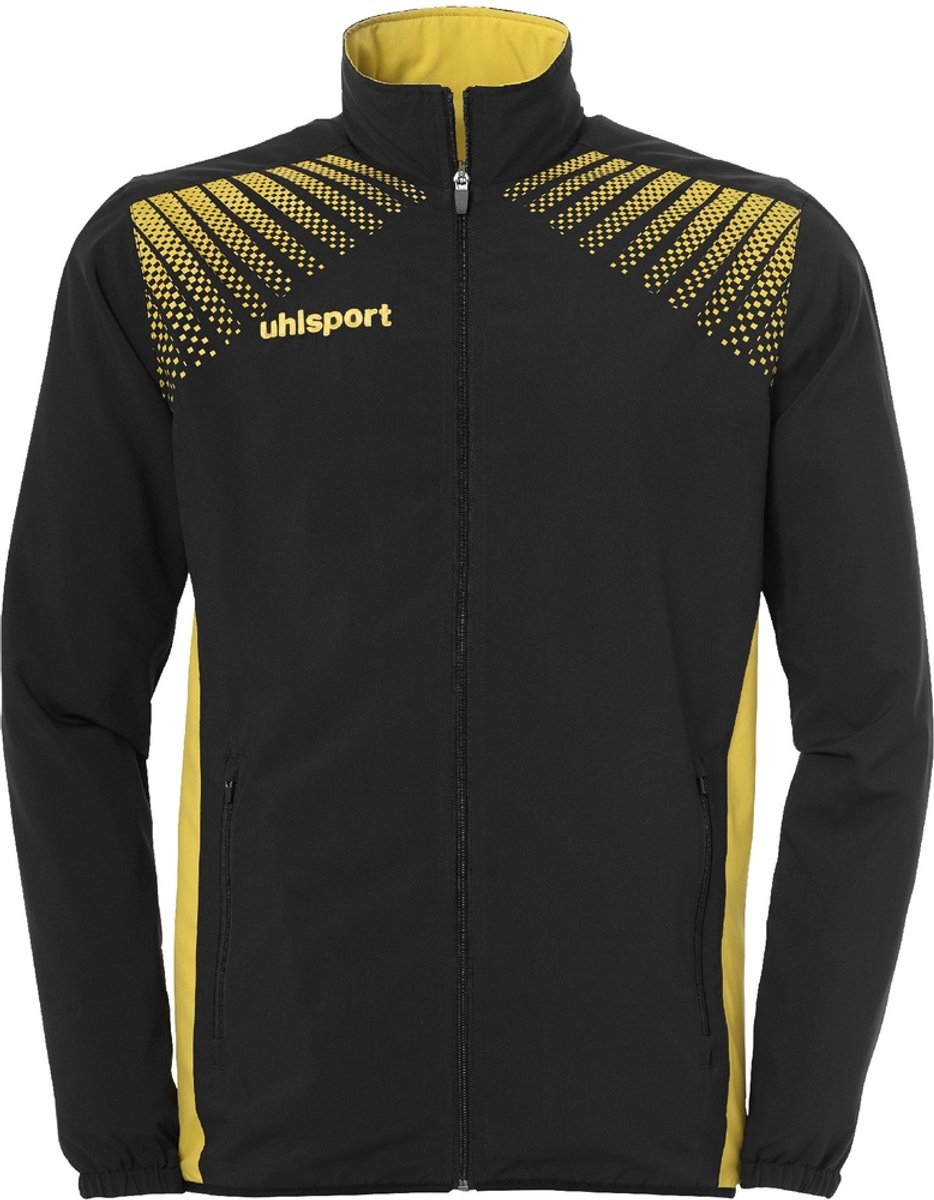 Uhlsport Goal Präsentationsjacke 1005161 Schwarz/Limonengelb-152