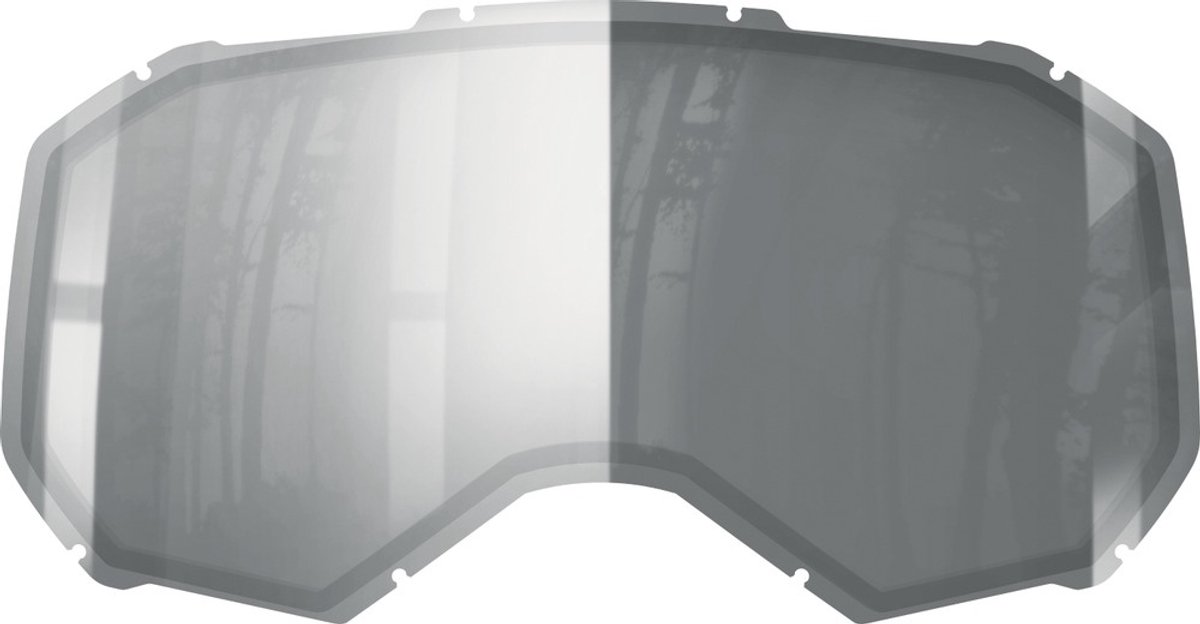 ABUS ersatzteil fietshelm accessoires glas chroom buteo