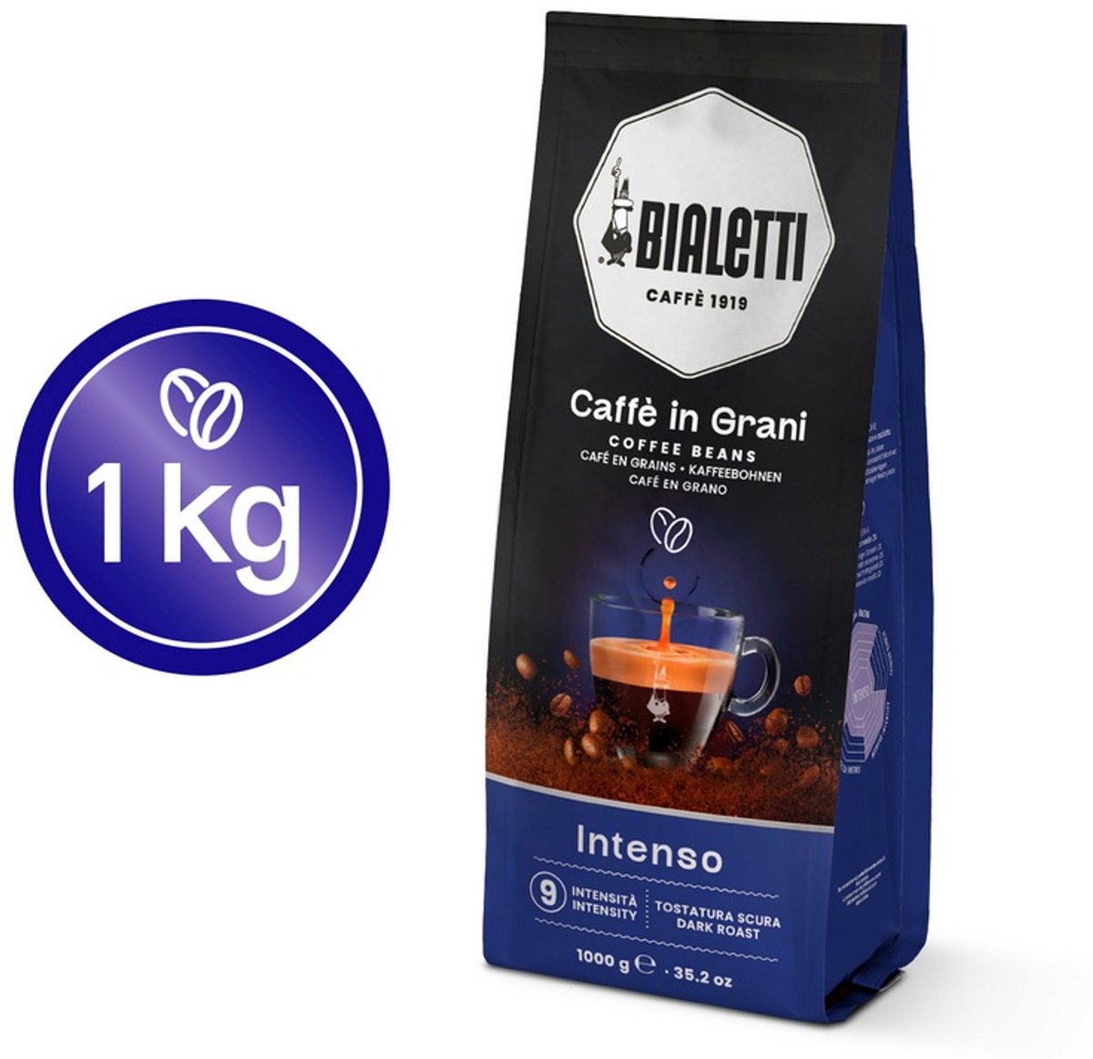 Bialetti Esperto Intenso Koffiebonen 1000 gram 1 Kg
