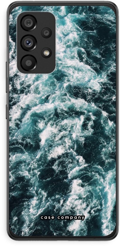 Case Company® - Coque Samsung Galaxy A53 5G - Vague de mer - Coque souple pour téléphone - Protection sur tous les côtés et bord d'écran