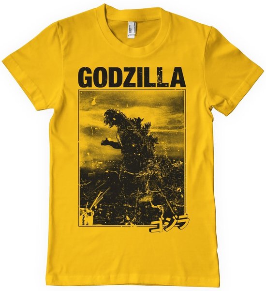 Godzilla Vintage T-Shirt Gold-S